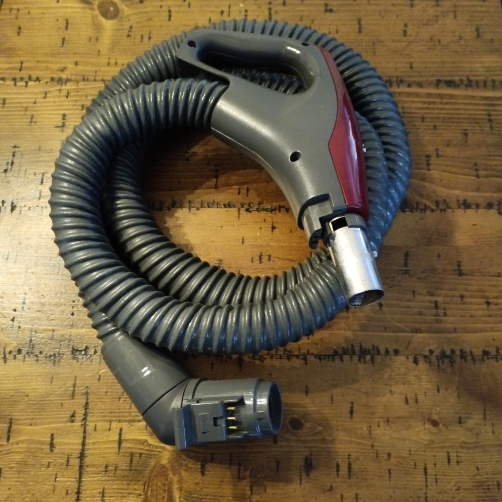 Kenmore 116 Progressive Vacuum Hose 3 Prong 2 Hole Electric Handle Gray Red